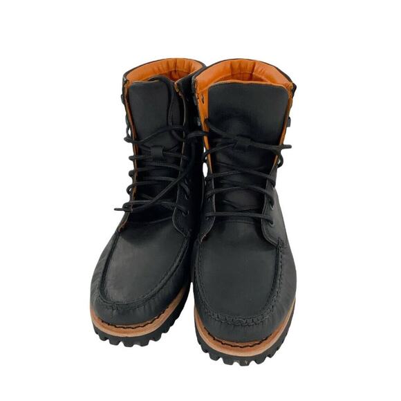 Timberland Boots Mens Size 8.5M Jacksons Landing Moc Toe Black Full Grain Combat - Picture 8 of 12